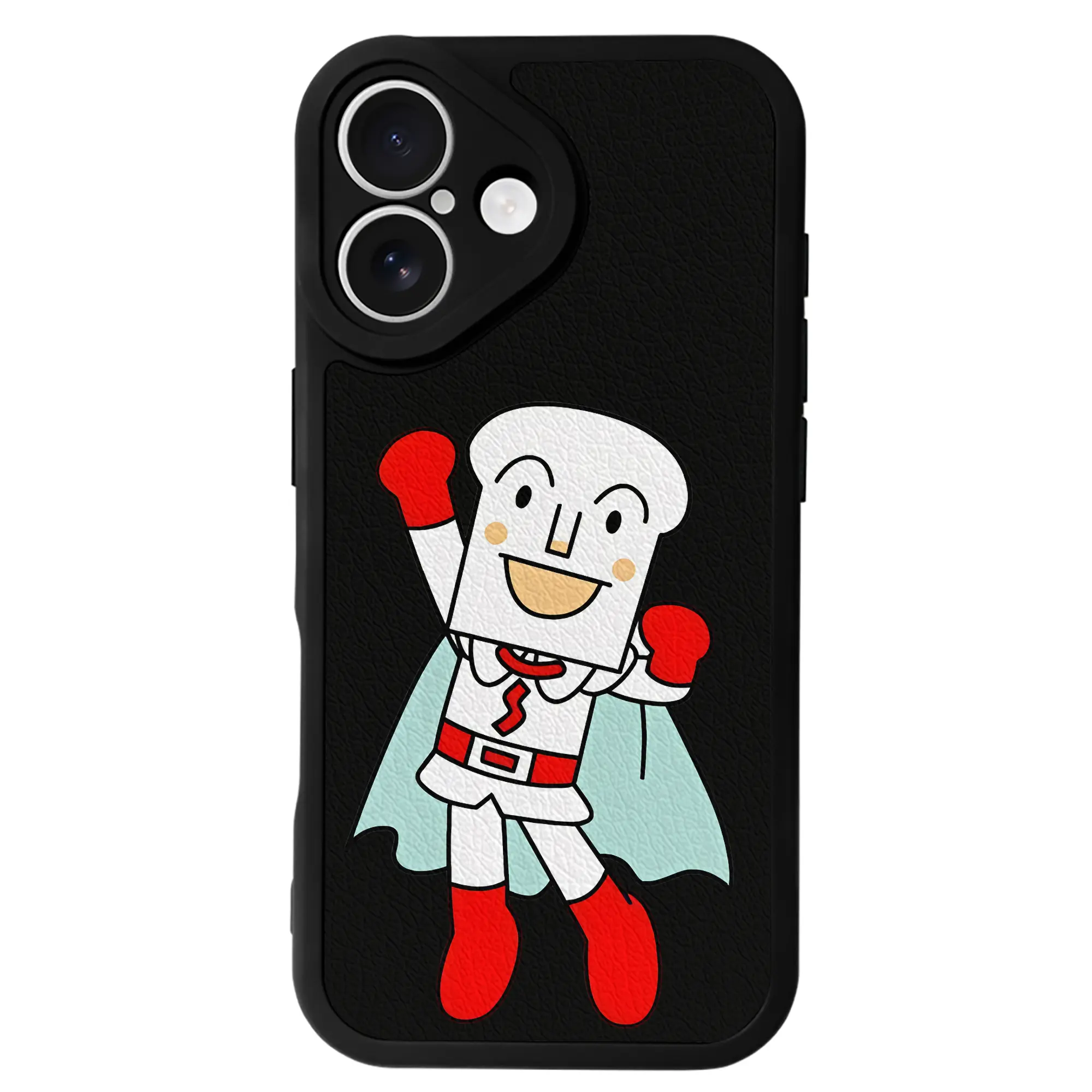 アンパンマン グッズ,しょくぱんまん - IPhone 16シリーズ対応 ・ シリコンスマホケース ・ レザー調 ・ 高精度フィット ・ 耐衝撃 ・ ワイヤレス充電対応 ・ 精密カット